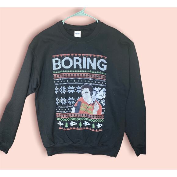 BORING Christmas Podcast Crewneck - Picture 1 of 3